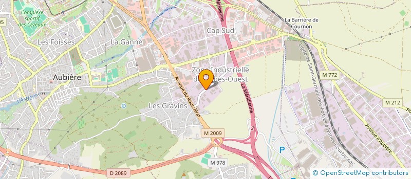 localisation de l'entreprise MALBAN  AUBIERE