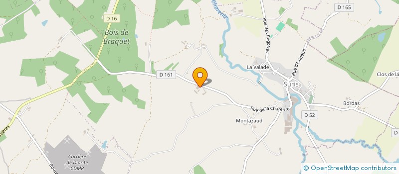 localisation de l'entreprise MALBATI à TERRES-DE-HAUTE-CHARENTE