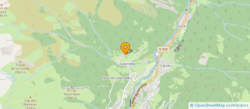 localisation de l'entreprise MALBECK PIVOT  CAUTERETS