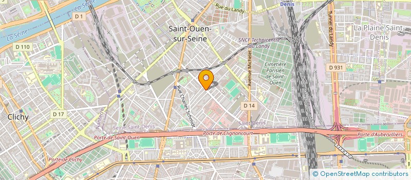 localisation de l'entreprise MALBERT GROUP à SAINT-OUEN-SUR-SEINE