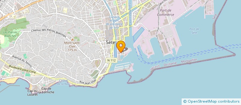 localisation de l'entreprise MALBET CORONA à SETE