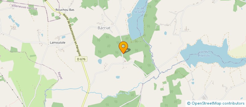 localisation de l'entreprise MALBOS DU RAYET  RAYET