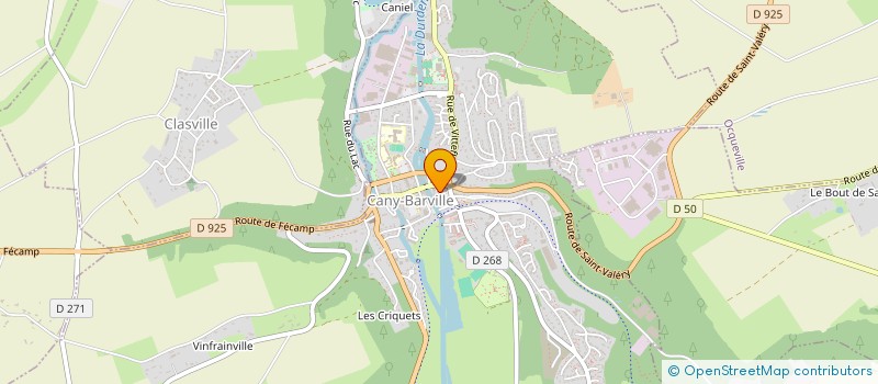 localisation de l'entreprise MALBRANCHE NATHALIE  CANY-BARVILLE