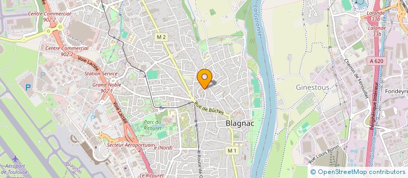 localisation de l'entreprise MALBREIL CREATIONS  BLAGNAC