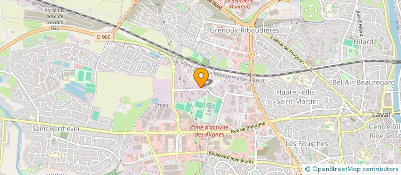 localisation de l'entreprise MALCAF  SAINT-BERTHEVIN