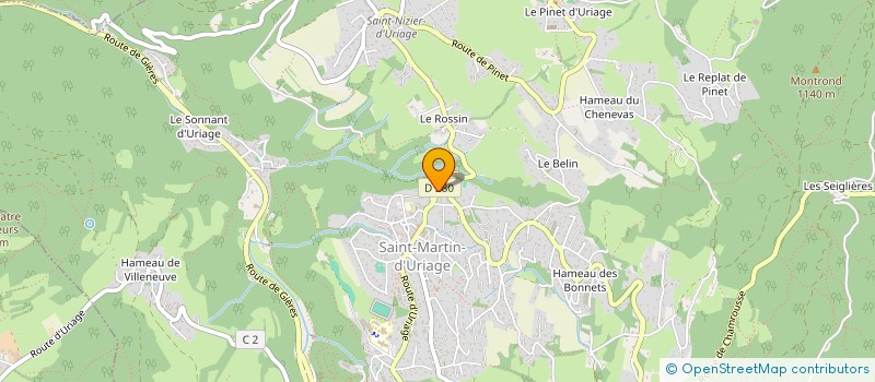 localisation de l'entreprise MALCO à SAINT-MARTIN-D'URIAGE