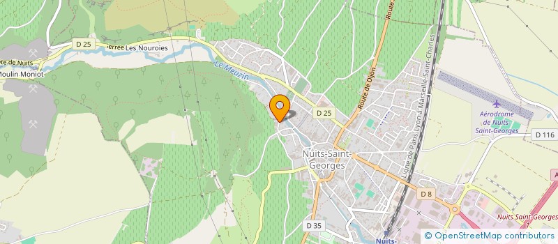 localisation de l'entreprise MALCONSORTS 2 à NUITS-SAINT-GEORGES