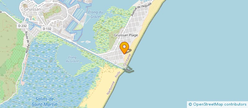 localisation de l'entreprise MALCOR BOIS  GRUISSAN