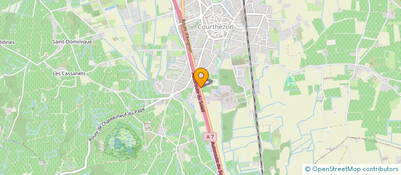 localisation de l'entreprise MALCOR INVEST  COURTHEZON
