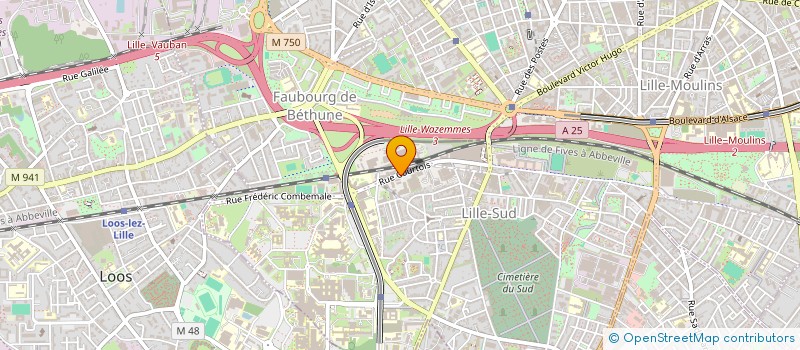 localisation de l'entreprise MALCOTTI PAGET TRAVAUX PUBLICS à LILLE