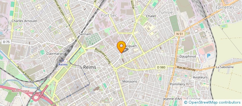 localisation de l'entreprise MALDA  REIMS