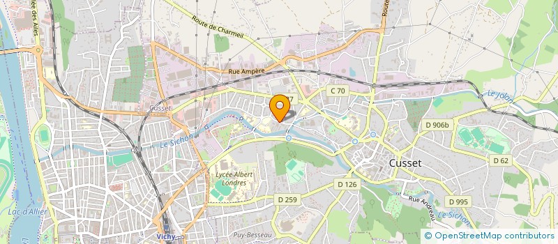 localisation de l'entreprise MALDAN FINITIONS à CUSSET