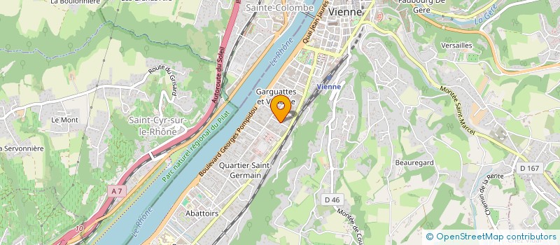 localisation de l'entreprise MALDI  VIENNE