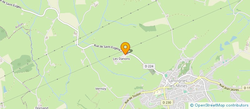 localisation de l'entreprise MALDIEVENTS  SANVIGNES-LES-MINES