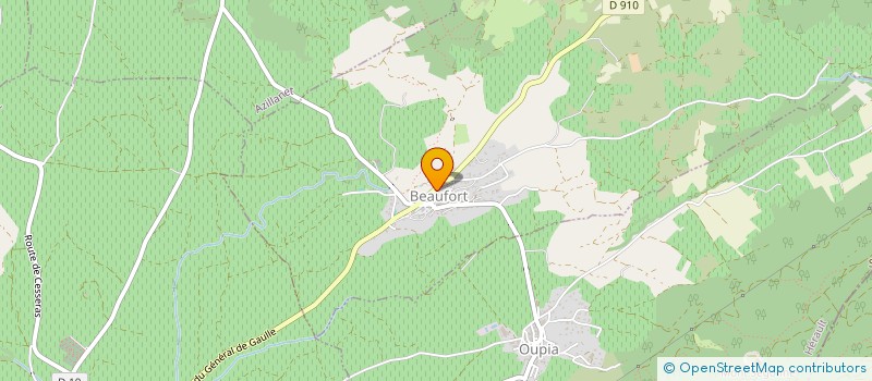 localisation de l'entreprise MALDO  BEAUFORT