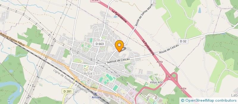 localisation de l'entreprise MALDONADO  LABASTIDE MONREJEAU