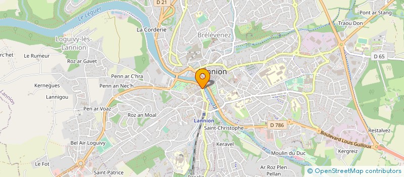 localisation de l'entreprise MALDOROR à LANNION