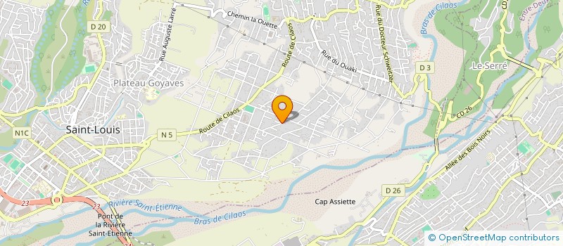 localisation de l'entreprise MALE  SAINT-LOUIS