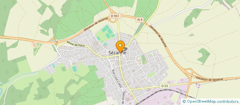 localisation de l'entreprise MALE ET MALIN  SEZANNE