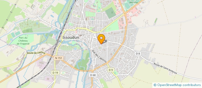 localisation de l'entreprise MALE SPORT CUIR à ISSOUDUN