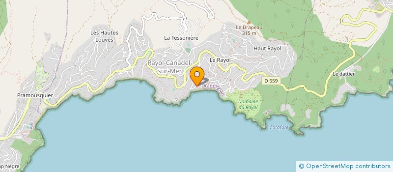 localisation de l'entreprise MALEA à RAYOL-CANADEL-SUR-MER