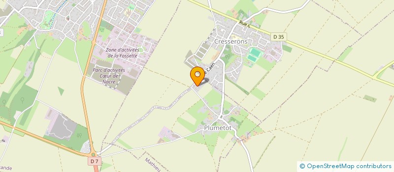 localisation de l'entreprise MALEAMBRE  CRESSERONS