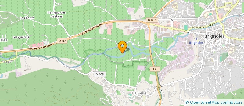 localisation de l'entreprise MALEANA à BRIGNOLES
