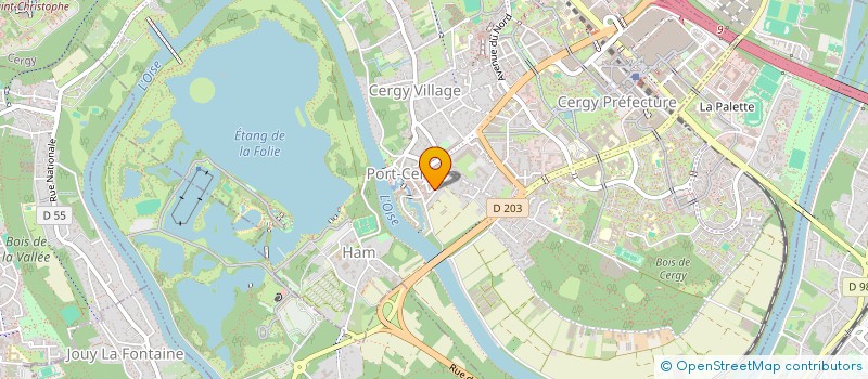 localisation de l'entreprise MALEAP  CERGY