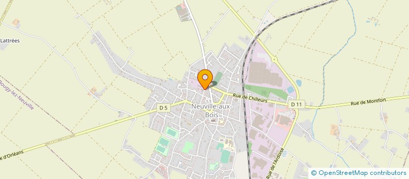 localisation de l'entreprise MALECOT POIRIER AGRI à NEUVILLE-AUX-BOIS