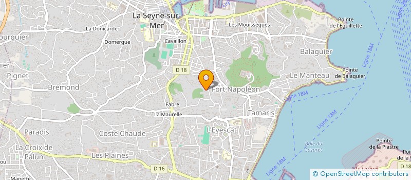 localisation de l'entreprise MALEDONIS  LA SEYNE-SUR-MER