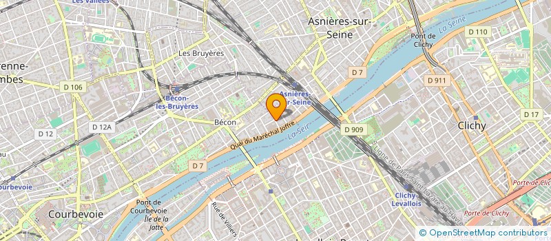 localisation de l'entreprise MALEG IMMO à COURBEVOIE