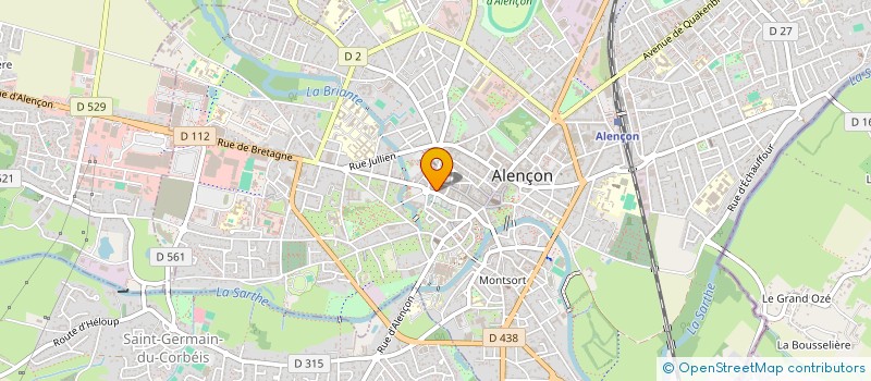 localisation de l'entreprise MALEGA à ALENCON