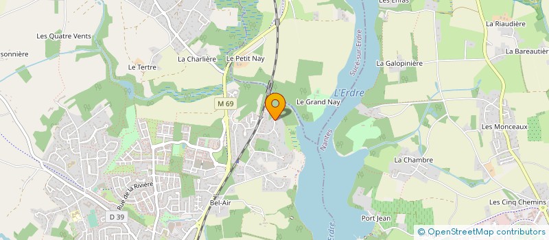 localisation de l'entreprise MALEGA à LA CHAPELLE-SUR-ERDRE