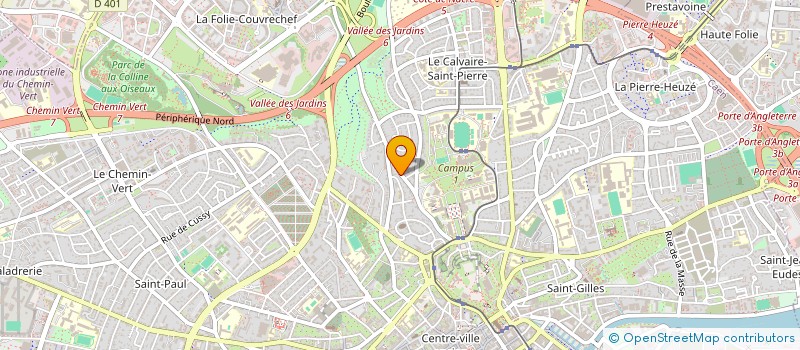 localisation de l'entreprise MALEGA à CAEN