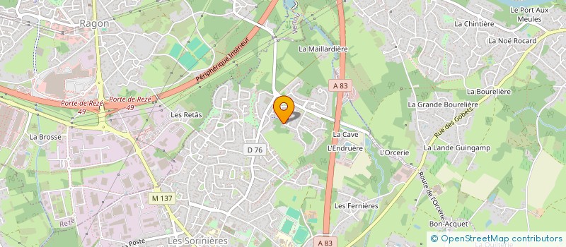 localisation de l'entreprise MALEIN  LES SORINIERES