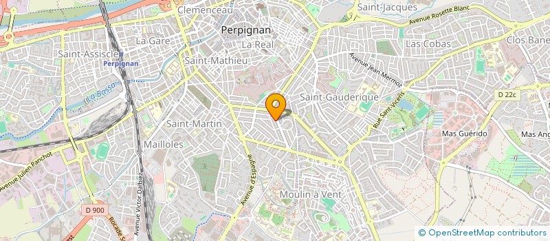 localisation de l'entreprise MALEINA  PERPIGNAN