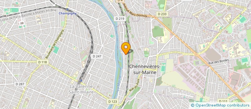 localisation de l'entreprise MALEK à CHENNEVIERES-SUR-MARNE