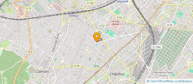 localisation de l'entreprise MALELOU  CHATILLON