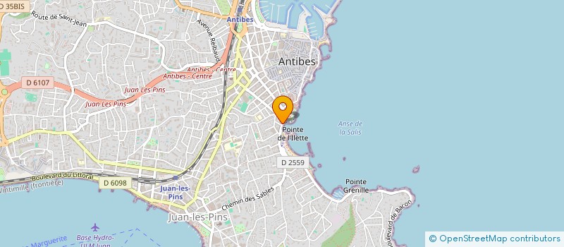 localisation de l'entreprise MALENA à ANTIBES