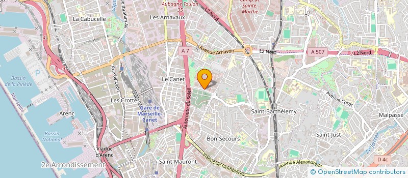 localisation de l'entreprise 'MALENA INSTITUT' à MARSEILLE
