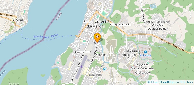 localisation de l'entreprise MALENBE-SANGA  CAYENNE