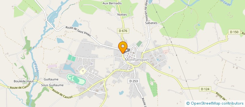 localisation de l'entreprise MALENZO  MONFLANQUIN