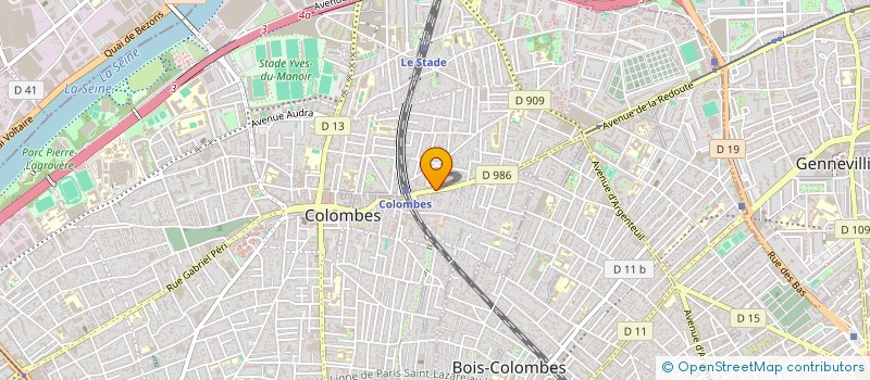 localisation de l'entreprise MALEO à COLOMBES