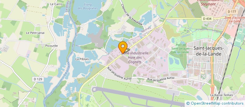localisation de l'entreprise MALERBA DISTRIBUTION GRAND OUEST à SAINT-JACQUES-DE-LA-LANDE