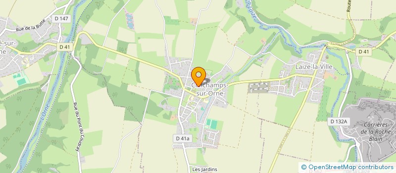 localisation de l'entreprise MALESA  LAIZE-CLINCHAMPS