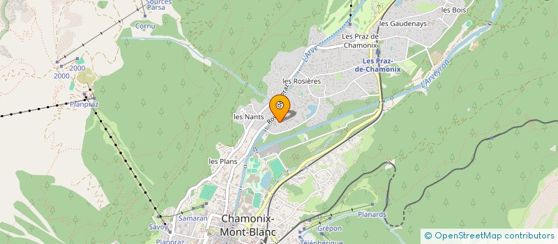 localisation de l'entreprise MALESHERBES à CHAMONIX-MONT-BLANC