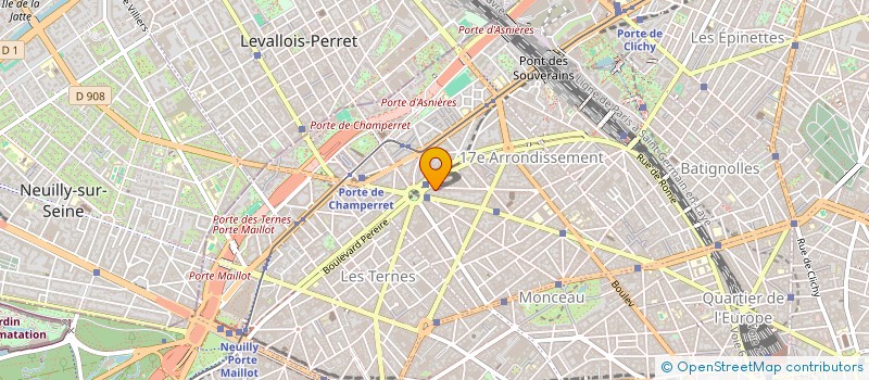 localisation de l'entreprise MALESHERBES AMPERE  PARIS