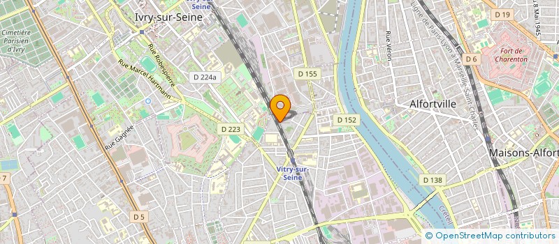 localisation de l'entreprise MALESHERBES GESTIONS à VITRY-SUR-SEINE