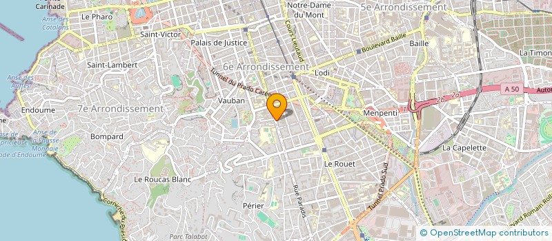 localisation de l'entreprise MALET 257 à MARSEILLE