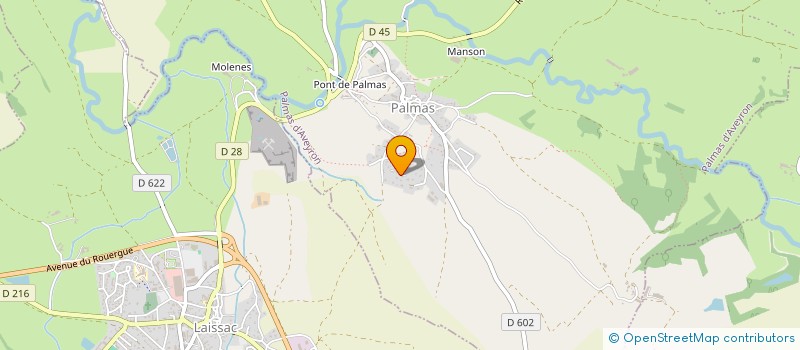 localisation de l'entreprise MALET  PALMAS D'AVEYRON